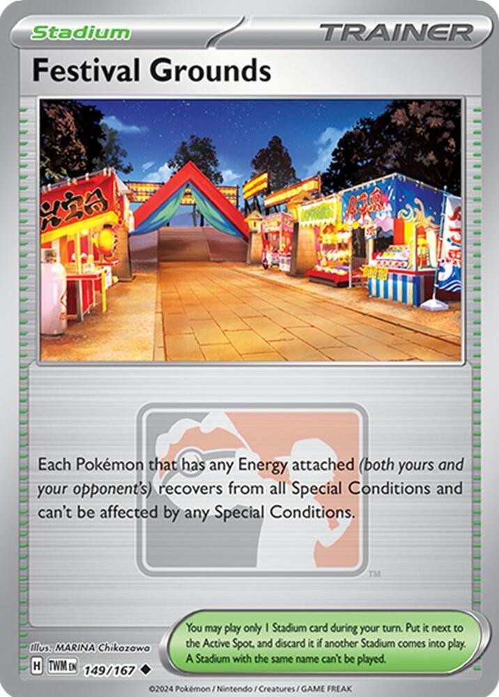 Twilight Masquerade Festival Grounds [League-Promo] Pokémon card